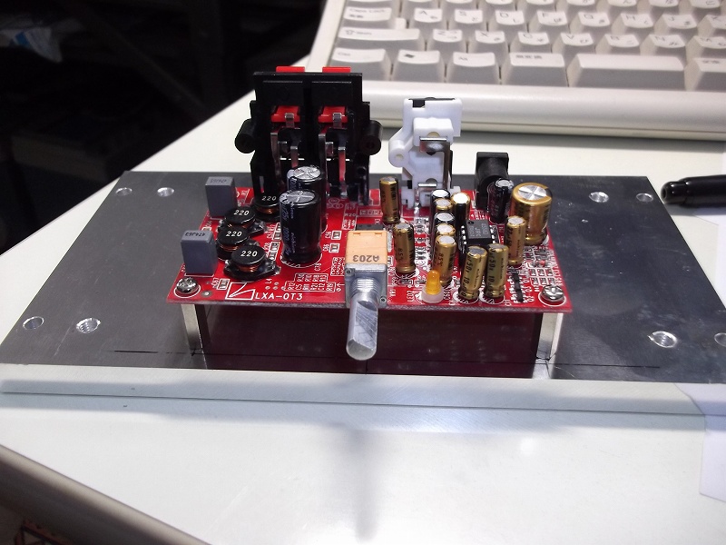 LUXMAN LXA-OT3 改造ケース入り LXA－OT3 ケースに入れちゃいました: お遊び 忘備録 mkⅡ